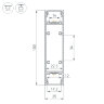Профиль SL-LINE-25100-DUAL-2500 WHITE (Arlight, Алюминий) 043112 - фото 3