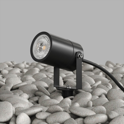 DK9800-BK Грунтовый светильник MOSS, IP65, GU10 LED, до 15 Вт, черный, алюминий. Фото 2