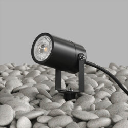 Грунтовый светильник MOSS, IP65, GU10 LED, до 15 Вт, черный, алюминий, Denkirs DK9800-BK