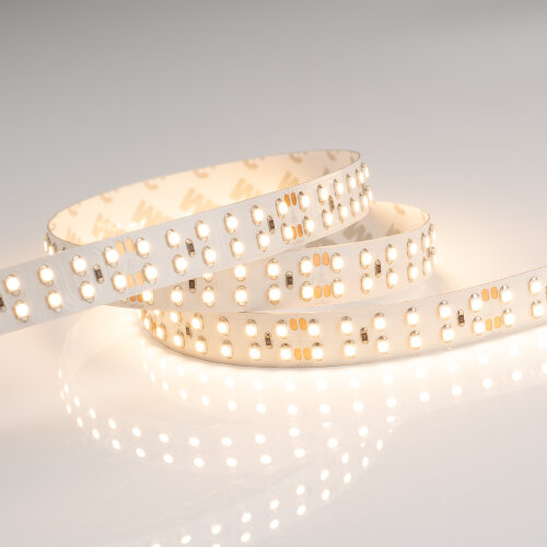 Светодиодная лента RT 2-5000 24V Warm3000 2x2 (3528, 1200 LED, LUX) (Arlight, 19.2 Вт/м, IP20) - фото 3