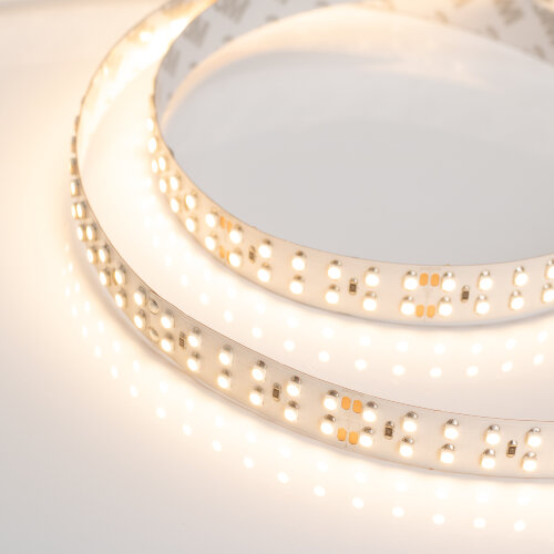 Светодиодная лента RT 2-5000 24V Warm3000 2x2 (3528, 1200 LED, LUX) (Arlight, 19.2 Вт/м, IP20) - фото 4