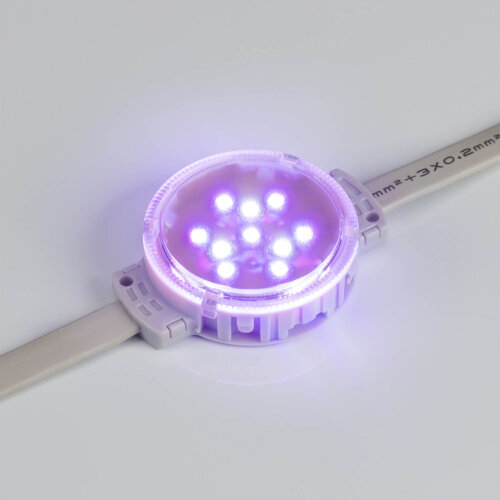 Модуль управляемый DMX-F10-D50 24V RGBW (2W, IP68, 120 deg) (Arlight, Пластик, 3 года) - фото 6