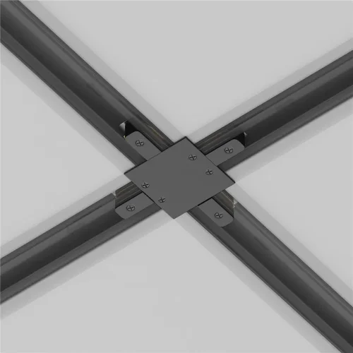 Коннектор Х-образный Unity встраиваемый черный (Черный) - фото 5