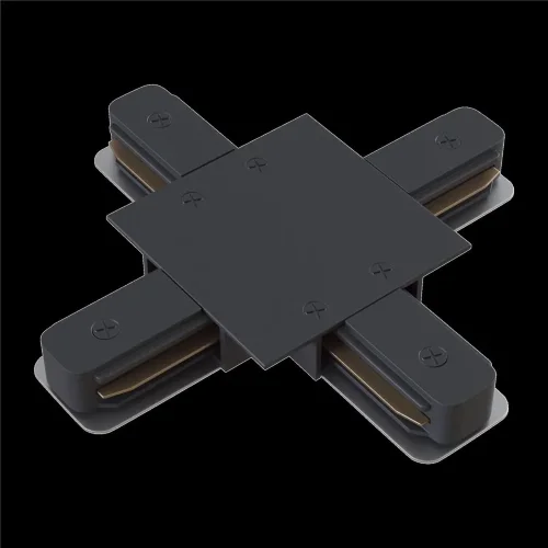 Коннектор Х-образный Unity встраиваемый черный (Черный) - фото 6