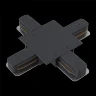 Коннектор Х-образный Unity встраиваемый черный (Черный) - фото 6