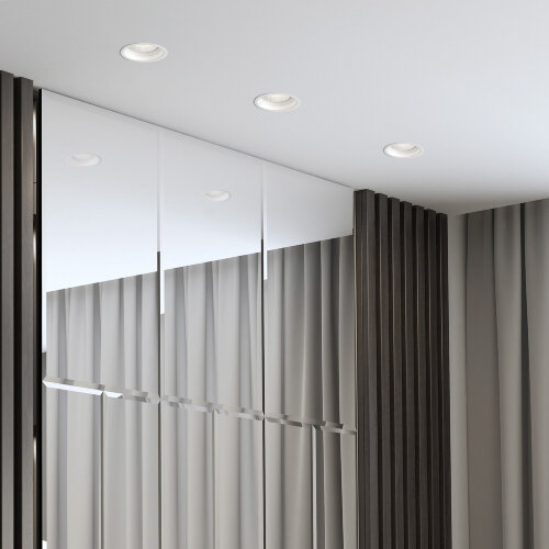 Светильник встраиваемый Punto белый - Фото 5