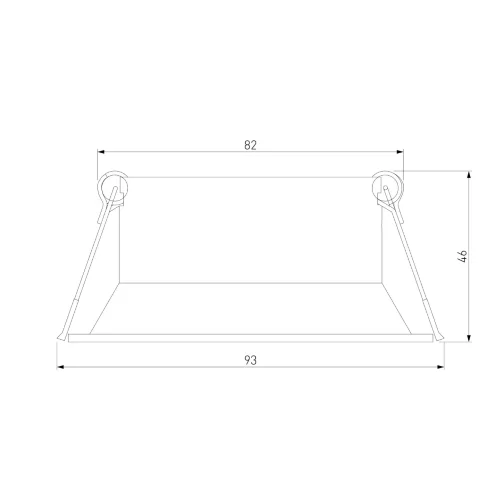 Светильник встраиваемый Punto белый 25016/01 - фото 6