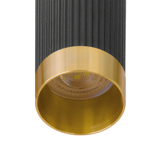 Светильник WOLTA WSL-MR11/P16BG под лампу MR11 с цоколем GU10 Черный / золотой SHELL - фото 5.