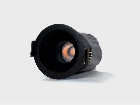 'Светильник встраиваемый 7Вт 55° IP65 черный 4000К поворотный RC-D52-7-BL-NW65 - фото