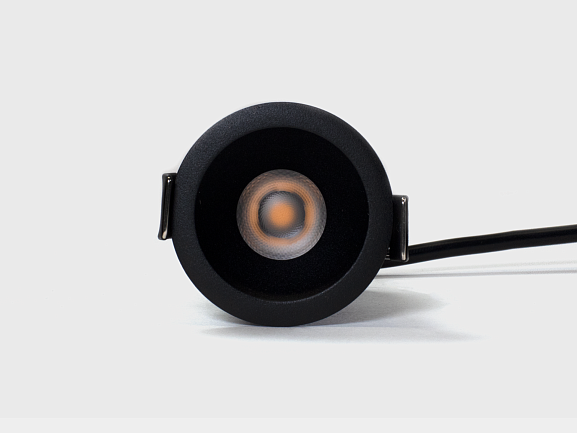 'Светильник встраиваемый 7Вт 55° IP65 черный 4000К поворотный RC-D52-7-BL-NW65. Фото 2