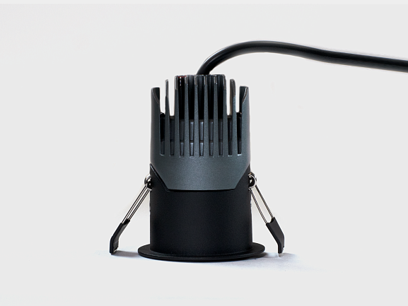 'Светильник встраиваемый 7Вт 55° IP65 черный 4000К поворотный RC-D52-7-BL-NW65. Фото 3