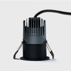 'Светильник встраиваемый 7Вт 55° IP65 черный 4000К поворотный RC-D52-7-BL-NW65 038544