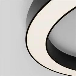 Потолочный светильники Lua 3000К 45Вт 120° (Черный)