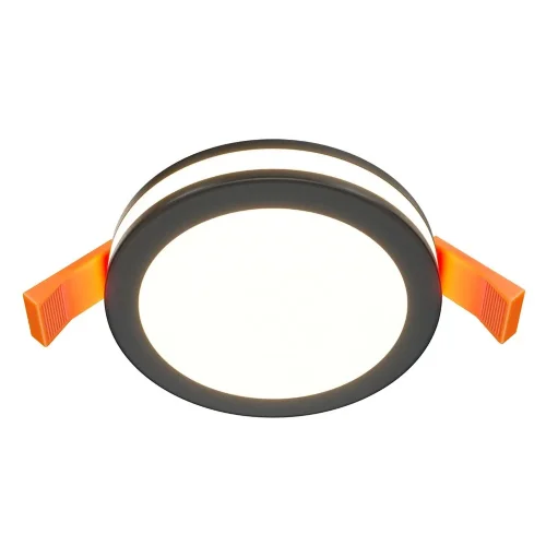 Встраиваемый светильник Phanton 3000K 1x7Вт 120° (Черный) - фото