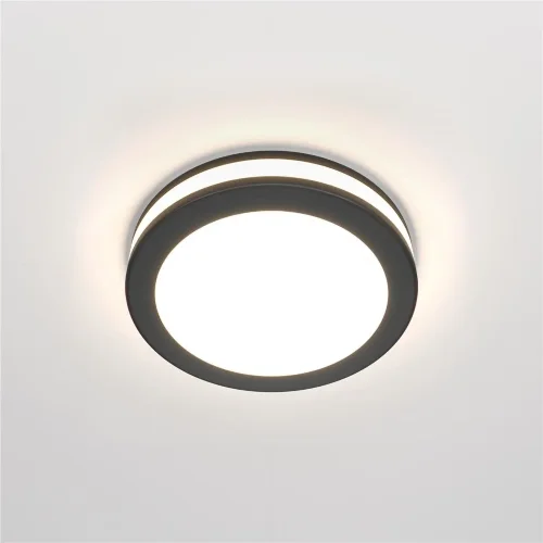 Встраиваемый светильник Phanton 3000K 1x7Вт 120° (Черный) - фото 4