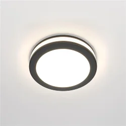 Встраиваемый светильник Phanton 3000K 1x7Вт 120° (Черный)