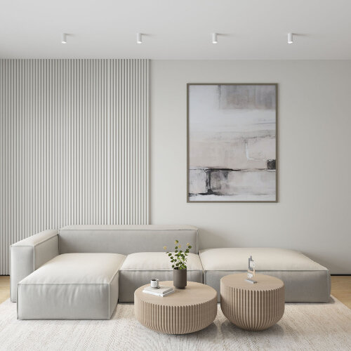 DK2008-WH Светильник накладной IP 20, 50 Вт, GU10, белый, алюминий. Фото 5