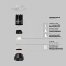 Встраиваемый светильник Омут / Dip 10 Вт 2700 К 50° (Черный) DL119-10W-2.7K-TRS-B - фото 3