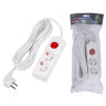 S-GCU2-5B WHITE Удлинитель серии Ultra, шнур 5м., 2 гнезда, 16A, с-з, Белый, TM Uniel - фото 6