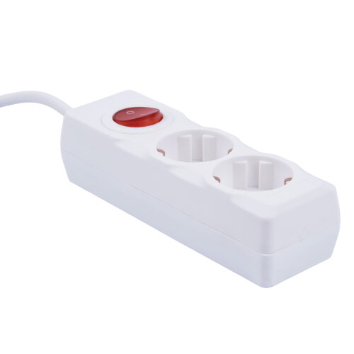 S-GCU2-5B WHITE Удлинитель серии Ultra, шнур 5м., 2 гнезда, 16A, с-з, Белый, TM Uniel - фото 2