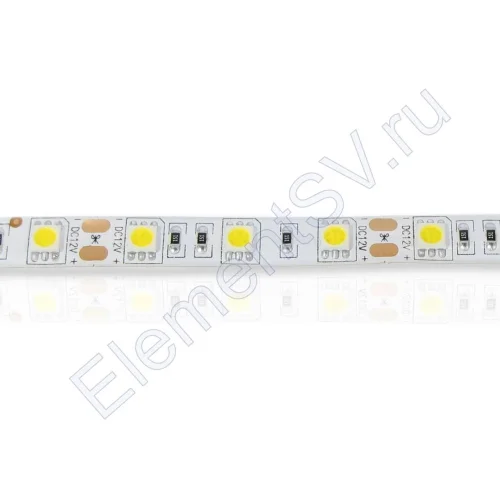 Светодиодная лента Standart class, 5050, 60led/m, Warm White, 12V, IP65 - фото 2.