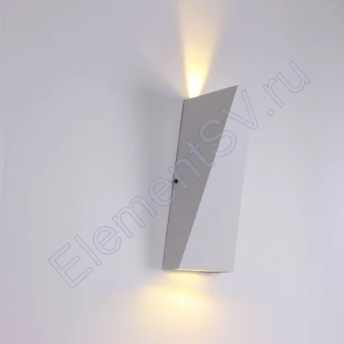 Светодиодный светильник JH-BD06 DHL18 (220V, 2х3W, белый корпус, warm white) - фото.