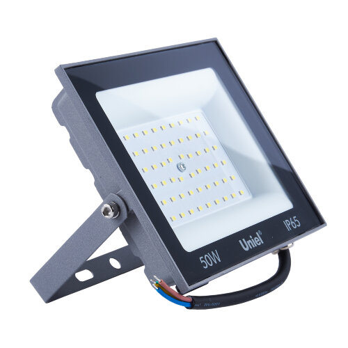 ULF-F23-50W-6500K IP65 160-240V GREY Прожектор светодиодный, Дневной свет 6500K, Корпус серый, TM Uniel - фото 3