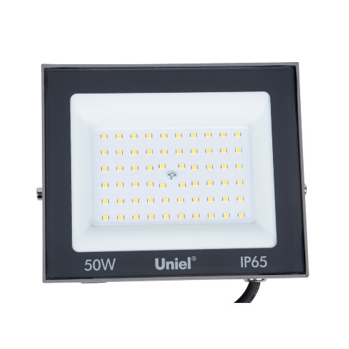 ULF-F23-50W-6500K IP65 160-240V GREY Прожектор светодиодный, Дневной свет 6500K, Корпус серый, TM Uniel - фото 5