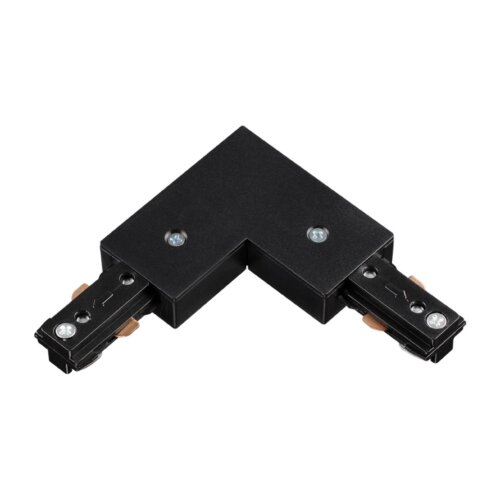 Соединитель L-образный для однофазного трехжильного шинопровода «Novotech» 135009 (крепление к треку). Фото 1.