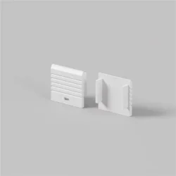 Комплект заглушек (для профиля 35×35) 2 шт., ALM-3535A-S-EC 642033 (Белый)