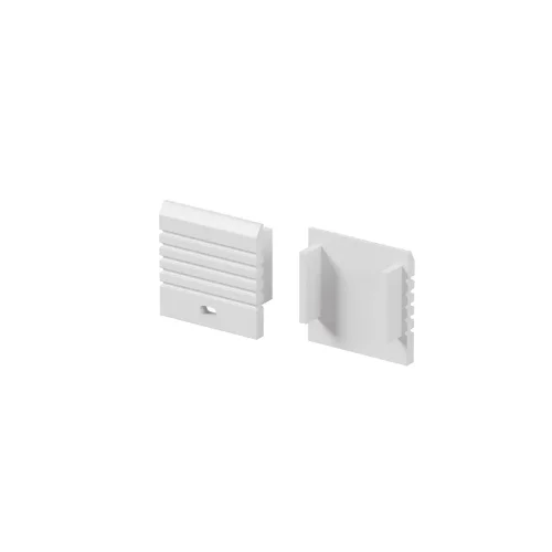 Комплект заглушек (для профиля 35x35) 2 шт., ALM-3535A-S-EC 642033 (Белый) 642033 - фото