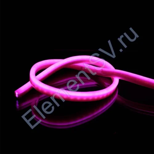 Светодиодный гибкий неон 0612 12V purple LN307 - фото.