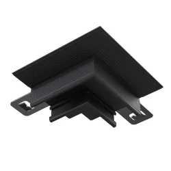 Коннектор угловой встраиваемый под ГКЛ 12,5 мм Basity, черный (Черный)