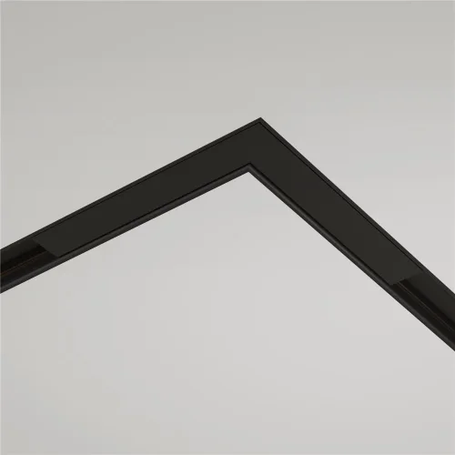 Коннектор угловой встраиваемый под ГКЛ 12,5 мм Basity, черный (Черный) - фото 3