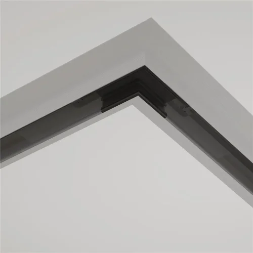 Коннектор угловой встраиваемый под ГКЛ 12,5 мм Basity, черный (Черный) - фото 5