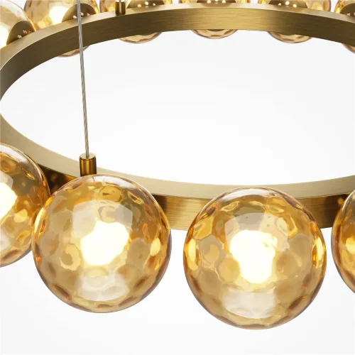 Подвесной светильник Ambre 3000К 32Вт (Латунь) - фото 4