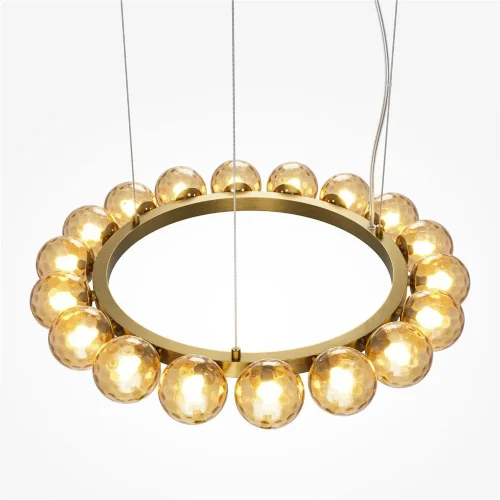 Подвесной светильник Ambre 3000К 32Вт (Латунь) - фото 6