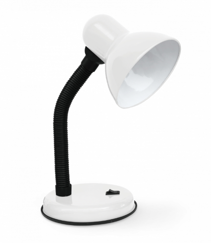 Светильник настольный под лампу на основании СНО 22Б-E27 230В БЕЛЫЙ (с подвесом) IN HOME - Фото