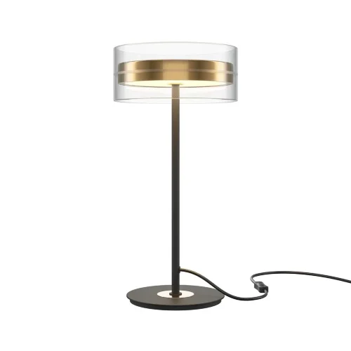 Настольный светильник Dress code 3000К 14Вт (Черный и Латунь) - фото