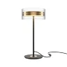 Настольный светильник Dress code 3000К 14Вт (Черный и Латунь) - фото
