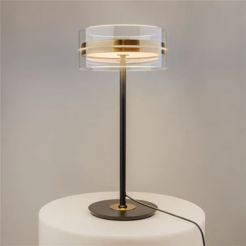 Настольный светильник Dress code 3000К 14Вт (Черный и Латунь) - фото 5