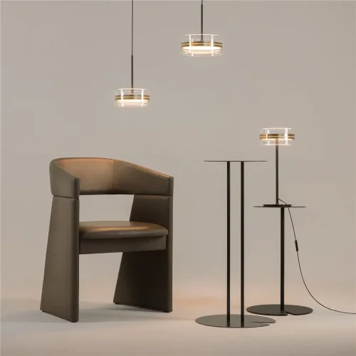 Настольный светильник Dress code 3000К 14Вт (Черный и Латунь) - фото 6