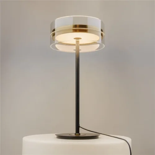 Настольный светильник Dress code 3000К 14Вт (Черный и Латунь) - фото 8