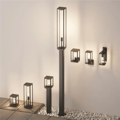 Настенный светильник (бра) Cell E27x1 15Вт IP 65 (Графит) - фото 2