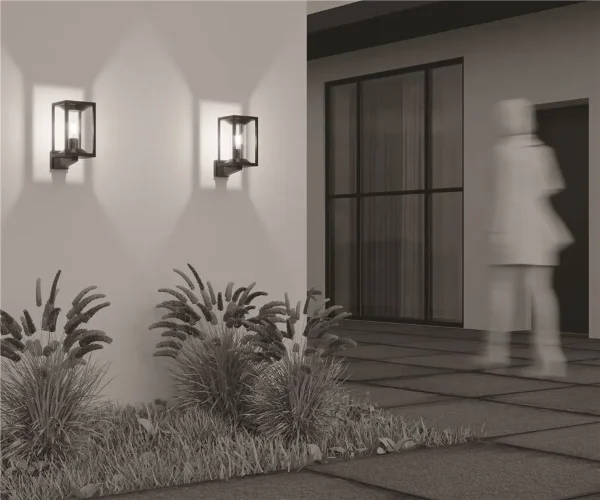 Настенный светильник (бра) Cell E27x1 15Вт IP 65 (Графит) - фото 3