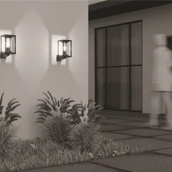 Настенный светильник (бра) Cell E27x1 15Вт IP 65 (Графит)