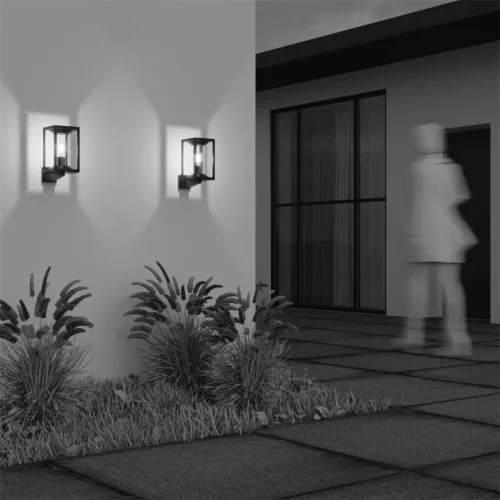 Настенный светильник (бра) Cell E27x1 15Вт IP 65 (Графит) - фото 11