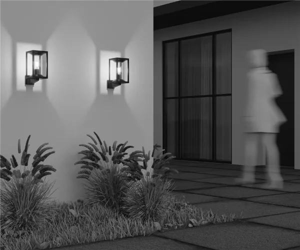 Настенный светильник (бра) Cell E27x1 15Вт IP 65 (Графит) - фото 13