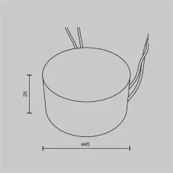 Источник питания TRIAC 12Вт IP54 (Белый) PSL-TR40-300mA