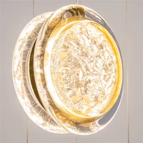 Подвесной светильник Pharao 3000К 39Вт (Черный и Латунь) - фото 3